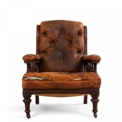 English Regency Mahogany Arm Chair