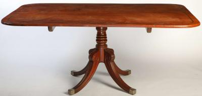 English Regency Mahogany Breakfast Table 19 Century