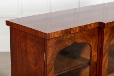 English Regency Mahogany Breakfront Sideboard