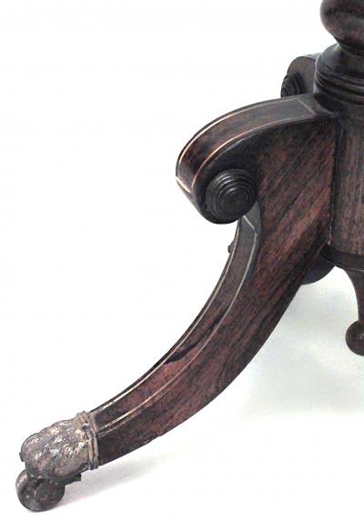 English Regency Mahogany Chess Checkers Game Table