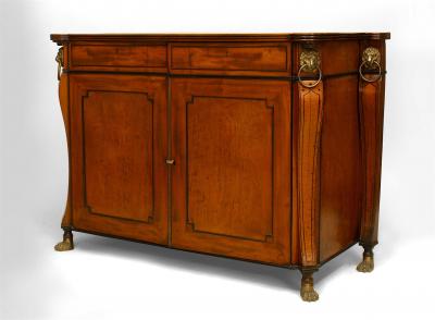 English Regency Mahogany Commode