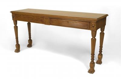 English Regency Mahogany Console Table