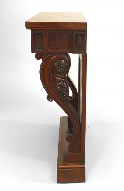 English Regency Mahogany Consone Table