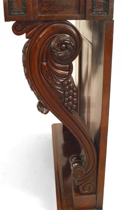English Regency Mahogany Consone Table