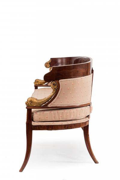 English Regency Mahogany Settee