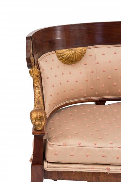 English Regency Mahogany Settee