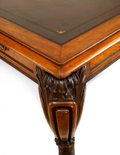 English Regency Mahogany Table Desk