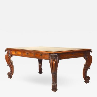 English Regency Mahogany Table Desk