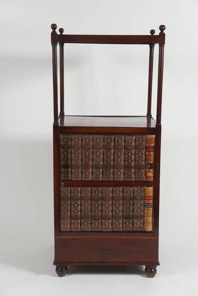 English Regency Mahogany tag re or Library Stand