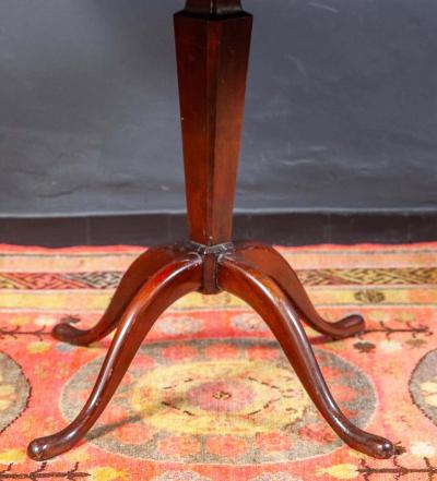 English Regency Marquetry Inlaid Center Table or Occasional Table 1815