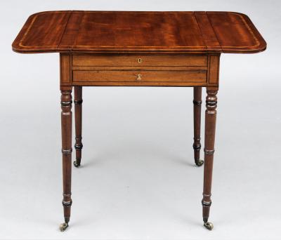 English Regency Pembroke Games Table
