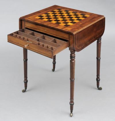 English Regency Pembroke Games Table