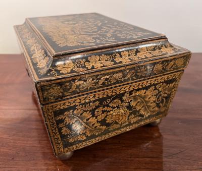English Regency Penwork Box circa 1815