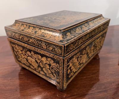 English Regency Penwork Box circa 1815