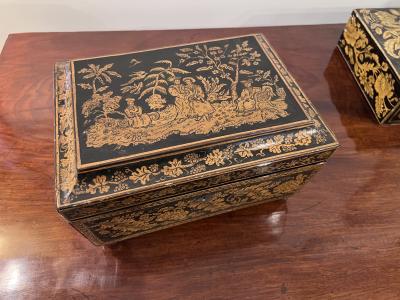 English Regency Penwork Box circa 1815
