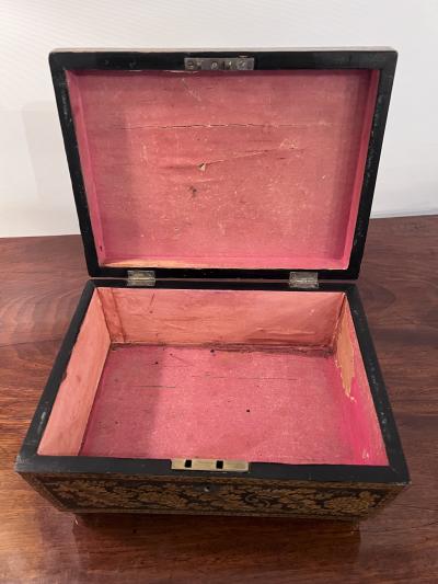 English Regency Penwork Box circa 1815