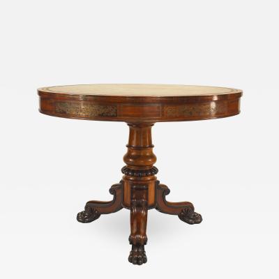 English Regency Rosewood Center Table