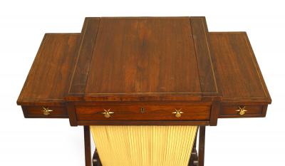 English Regency Rosewood Flip Chessboard Table