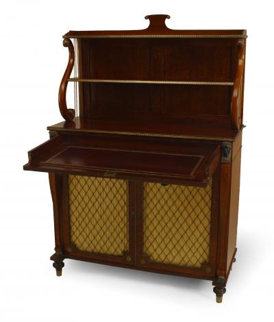 English Regency Rosewood Secretaire