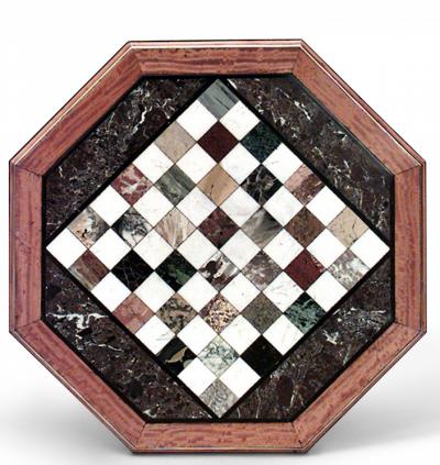 English Regency Satinwood Chess Checkers Game Table