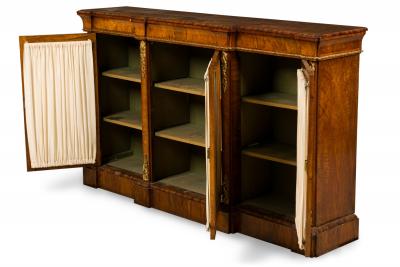 English Regency Sideboard with 3 Glass Doors