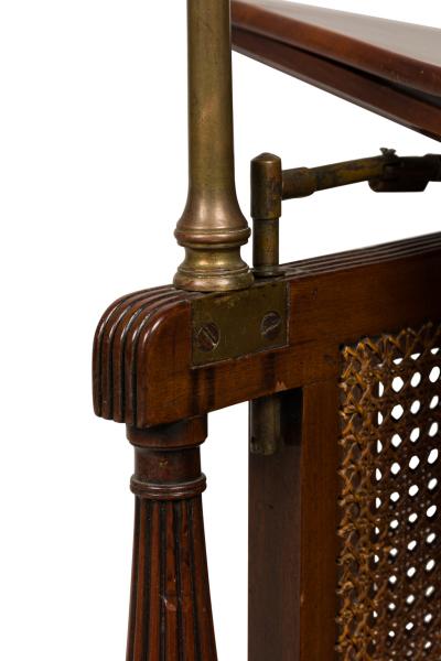 English Regency Style Canopy Library Arm Chair