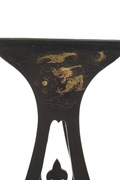 English Regency Style Chinoiserie Decorated Nest of 3 Tables