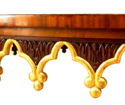English Regency Style Mahogany Center Table
