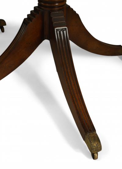 English Regency Style Mahogany Dining Table