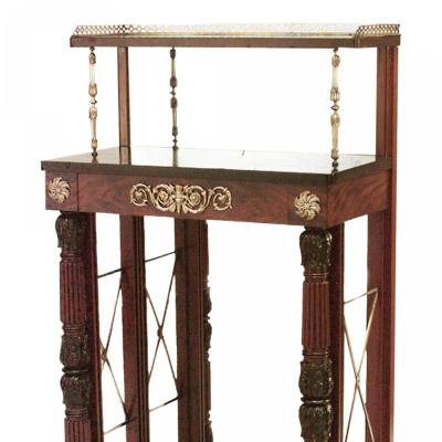 English Regency Style Mahogany Etagere