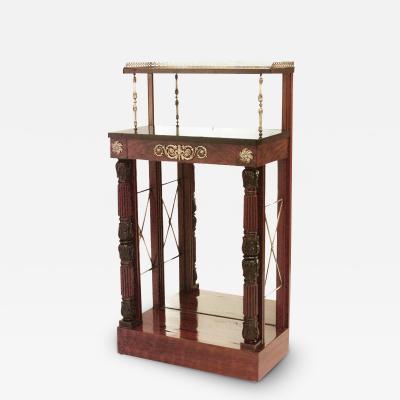 English Regency Style Mahogany Etagere