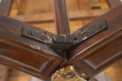 English Regency Style Mahogany Library Writing Desk
