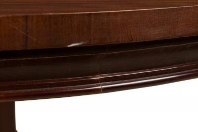 English Regency Style Mahogany Round Center Table