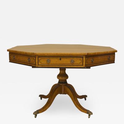 English Regency Style Maple Center Table