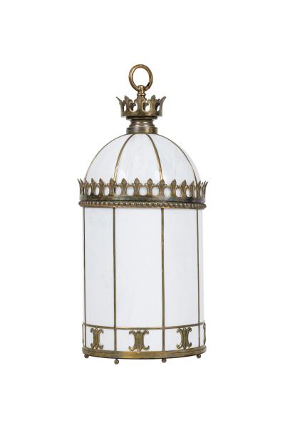English Regency Style White Lantern
