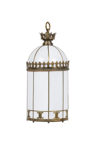 English Regency Style White Lantern