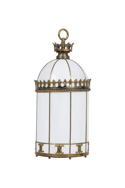 English Regency Style White Lantern