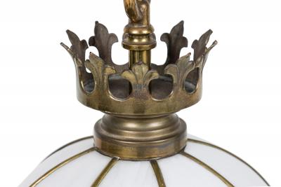 English Regency Style White Lantern