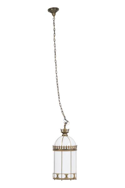 English Regency Style White Lantern