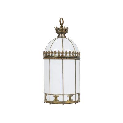 English Regency Style White Lantern