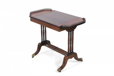 English Regency Style Wooden Game Table