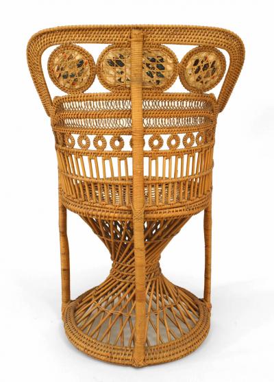 English Regency Wicker Arm Chair