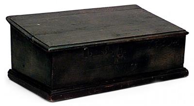 English Renaissance Oak Bible Box