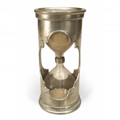 English Renaissance Pewter Hour Glass