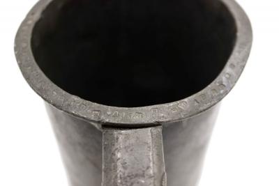 English Renaissance Pewter Tankard