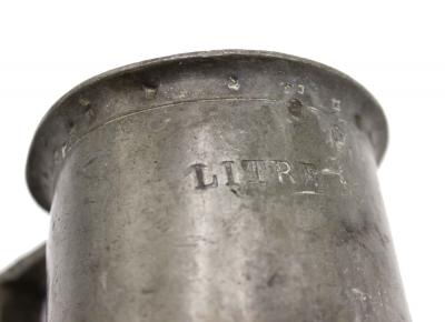 English Renaissance Pewter Tankard