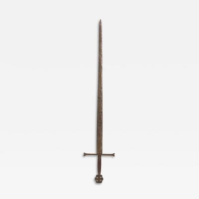 English Renaissance Style Iron Longsword