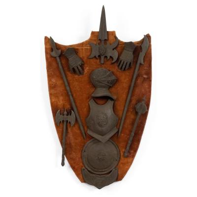 English Renaissance Style Miniature Shield