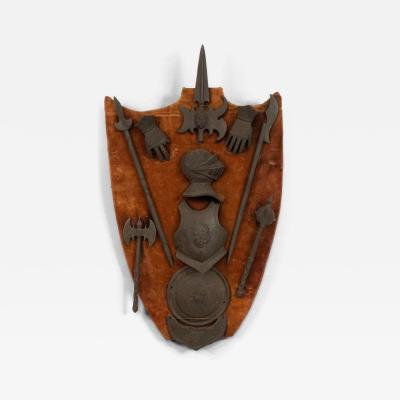 English Renaissance Style Miniature Shield