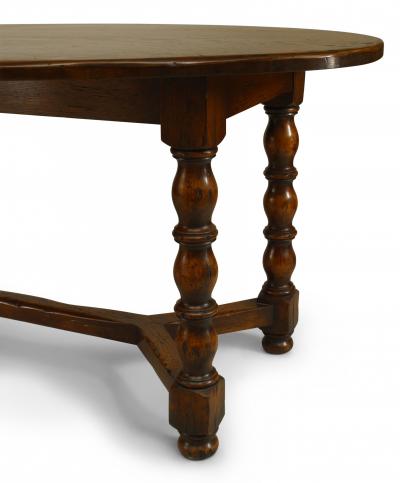 English Renaissance Style Oak Refectory Table